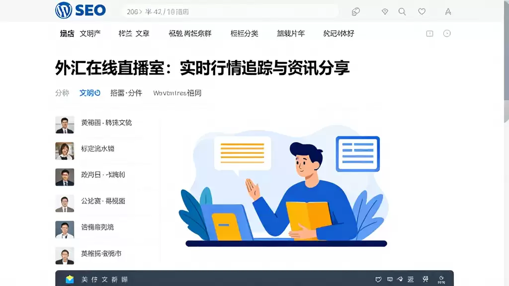 外汇在线直播室：实时行情追踪与资讯分享封面图